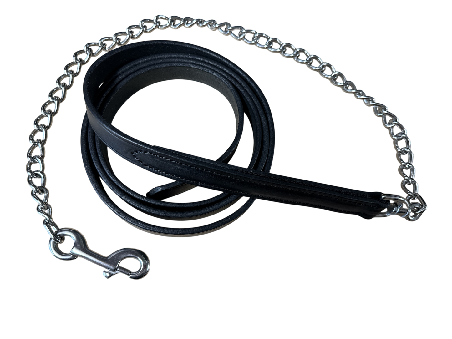 Leather lead chain