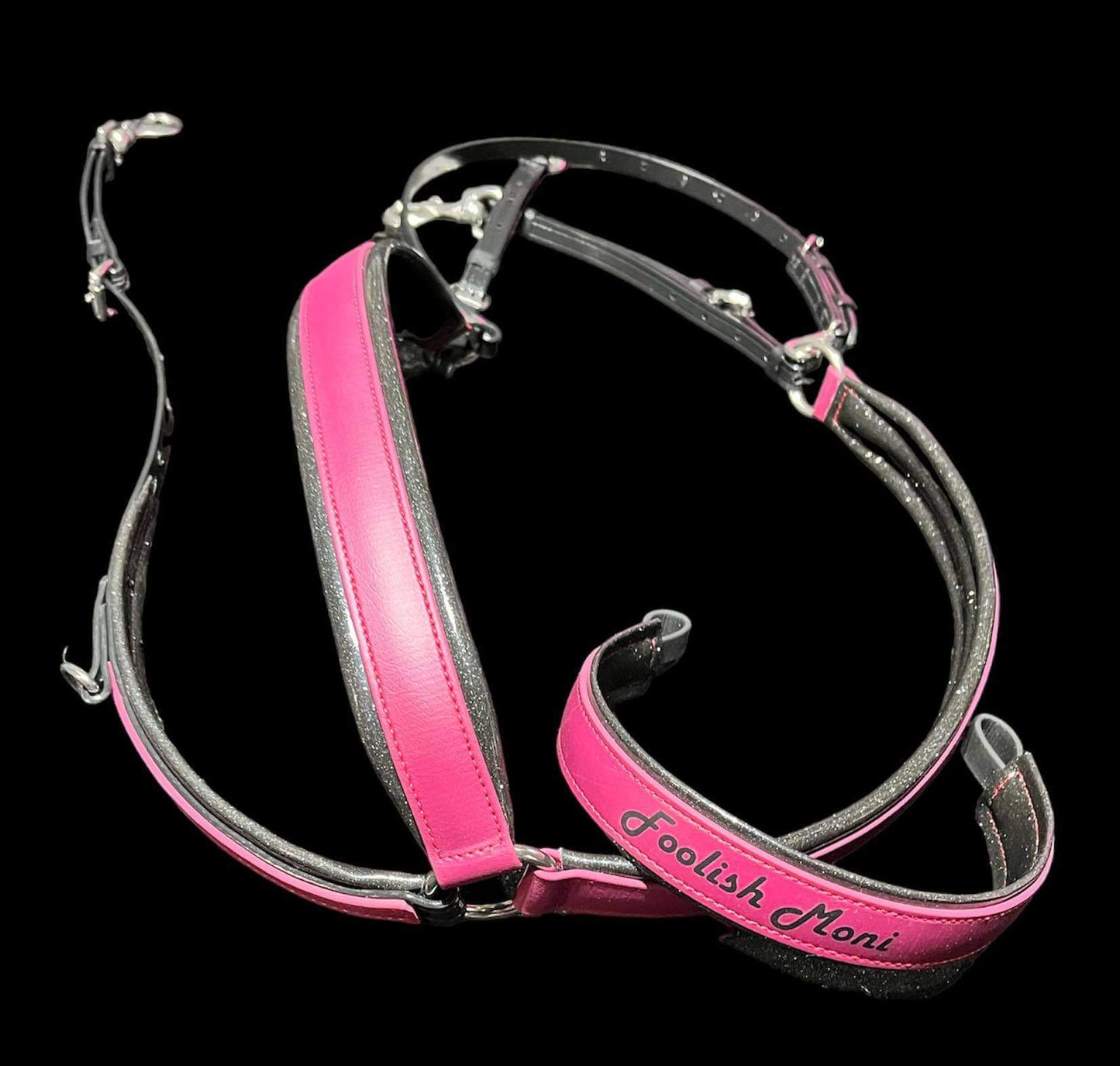 Buxton & Browband Set. Black base choose your colored padding
