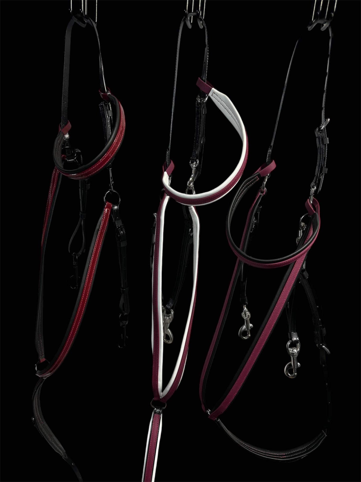 Skinny Buxton & Browband Set (White Base)
